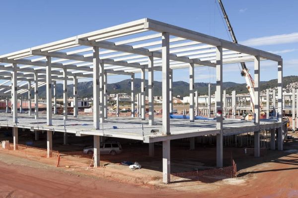 Hormipresa, a leading construction company, building a concrete structure on November 2, 2021 (courtesy of the Cambra de Comerç de Valls)