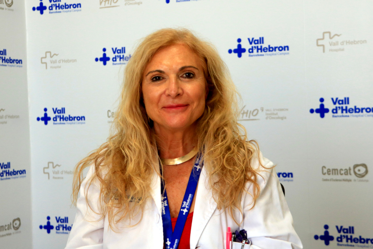 Doctor Antonia Sambola, from Barcelona's Vall d'Hebron, in May 2022 (by Laura Fíguls)