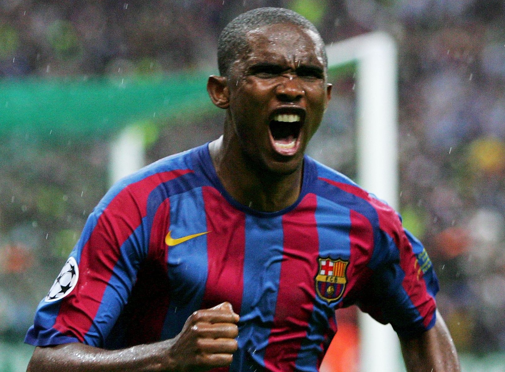 Samuel Eto'o during the UEFA Champions League final on May 17, 2006 (via Samuel Eto'o Twitter)