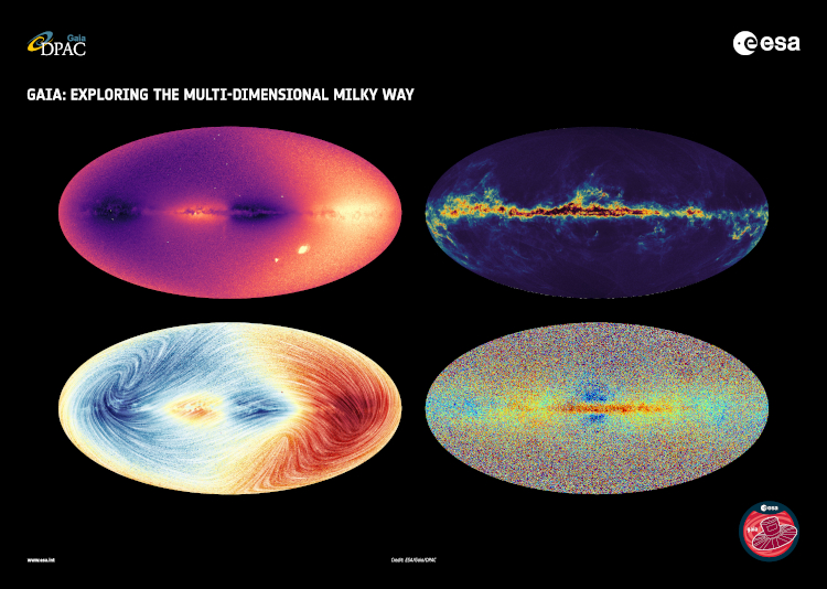 The Gaia: Exploring the multi-dimensional Milky Way picture (by the European Space Agency)