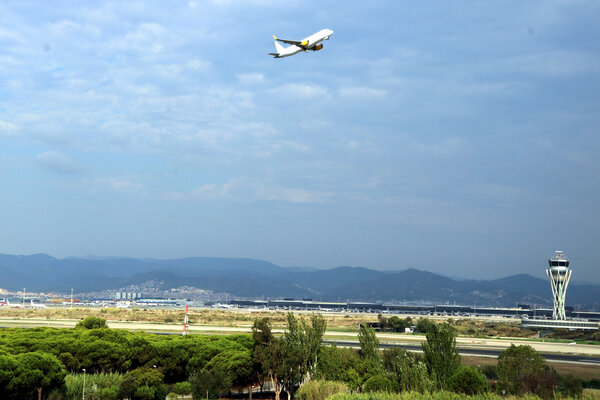 The Barcelona El Prat airport