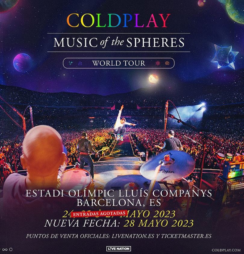 Fourth Coldplay show announced in Barcelona after first three sell out