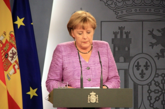 The German Chancellor, Angela Merkel in Madrid (by F. Vallbona)