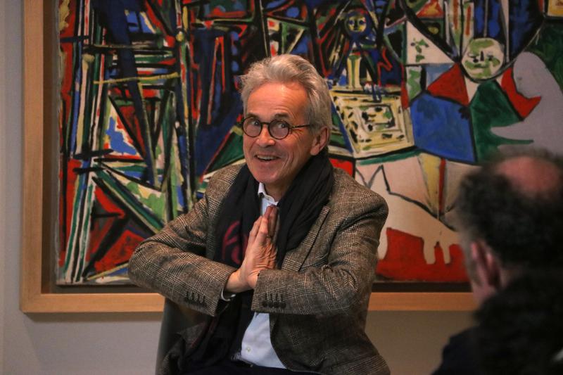 Director of Barcelona's Picasso Museum, Emmanuel Guigon, during the presentation of the 2023 program