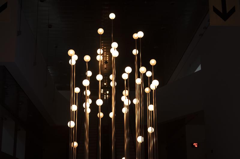 Light installation 'Constellations' as part of Llum BCN