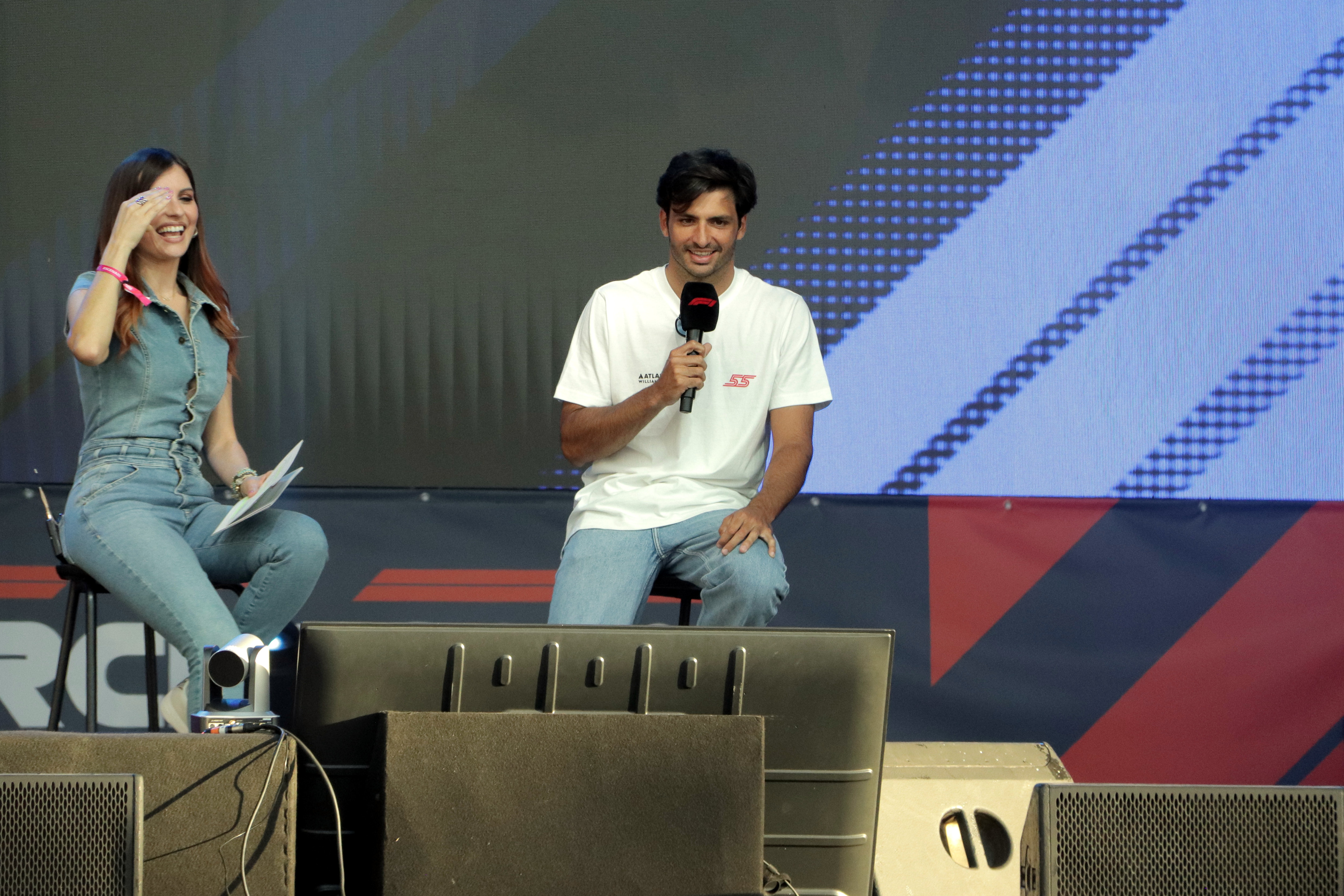 Spanish F1 driver Carlos Sainz in Barcelona on May 28, 2025