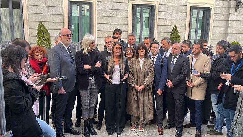 Junts MPs, councillors, and mayors at Congress this Thursday