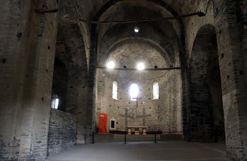 Interior of the Monastery of Sant Pere de Casserres.
