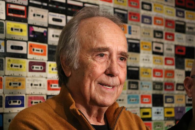 Joan Manuel Serrat, speaking with the Catalan News Agency at Club Paral·lel 62