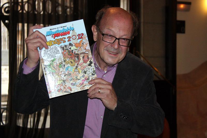 Comic book writer and illustrator Francisco Ibáñez

