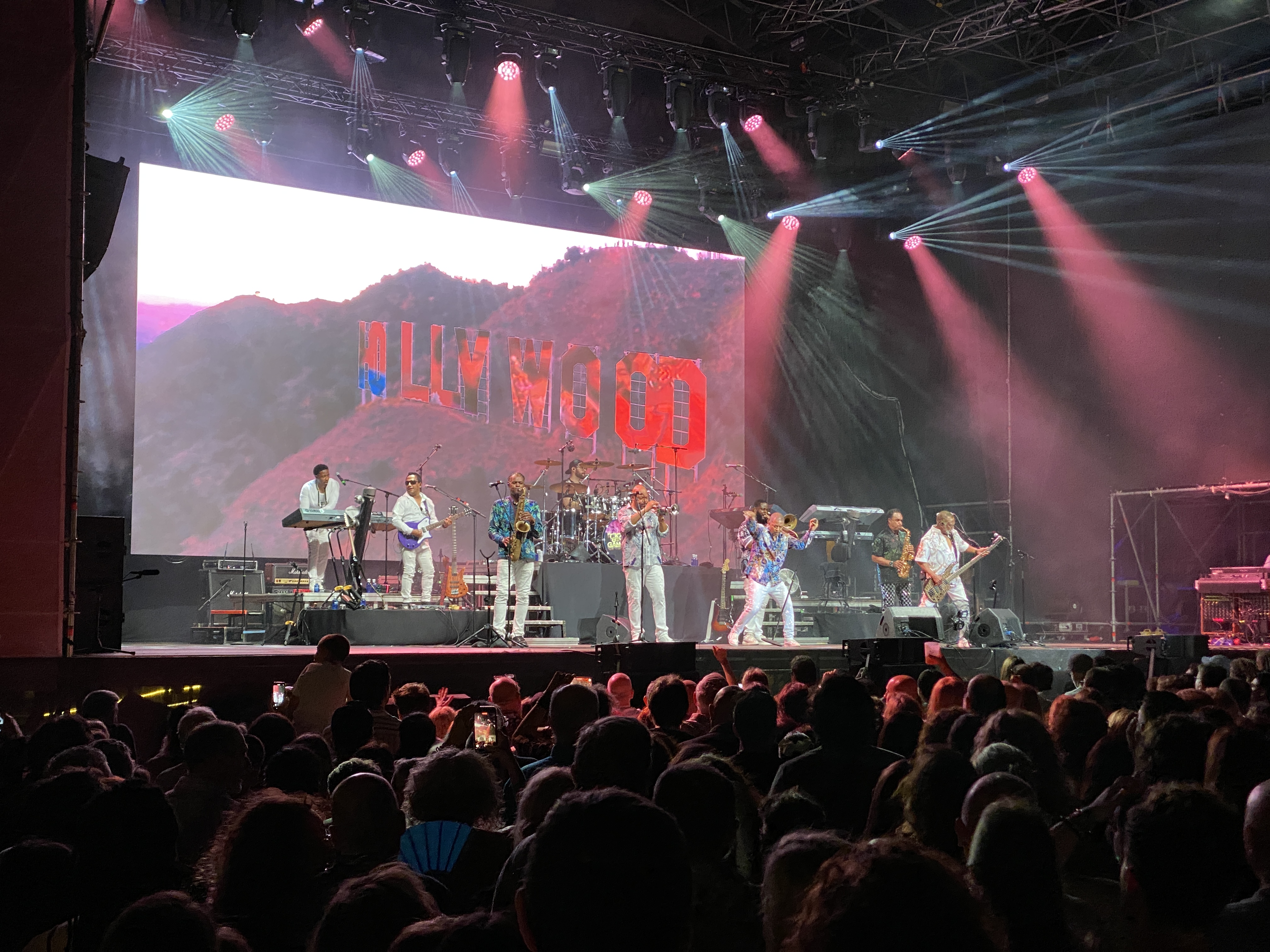 Kool & The Gang perform at the Alma Festival in Barcelona's Poble Espanyol