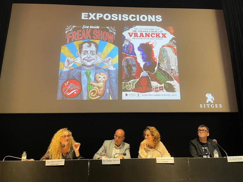 Sitges Film Festival organizers give a press conference in Barcelona