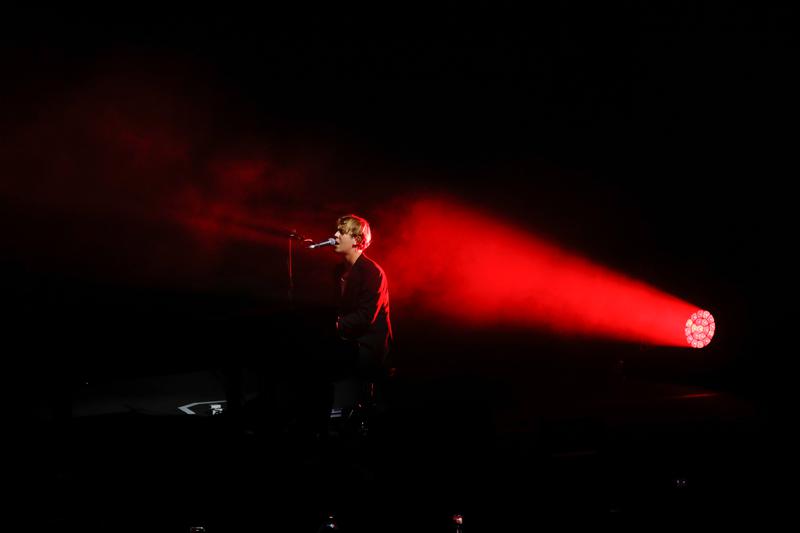 British singer Tom Odell performs in Barcelona on July 25, 2023