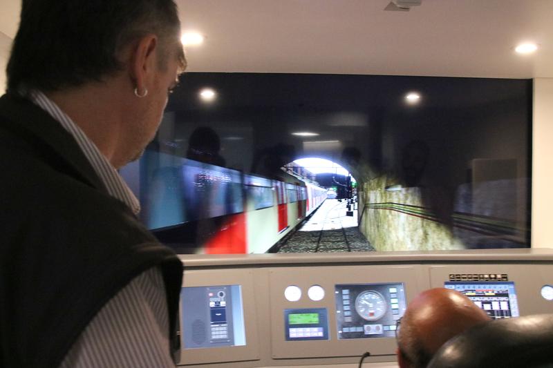 Barcelona metro driving simulation
