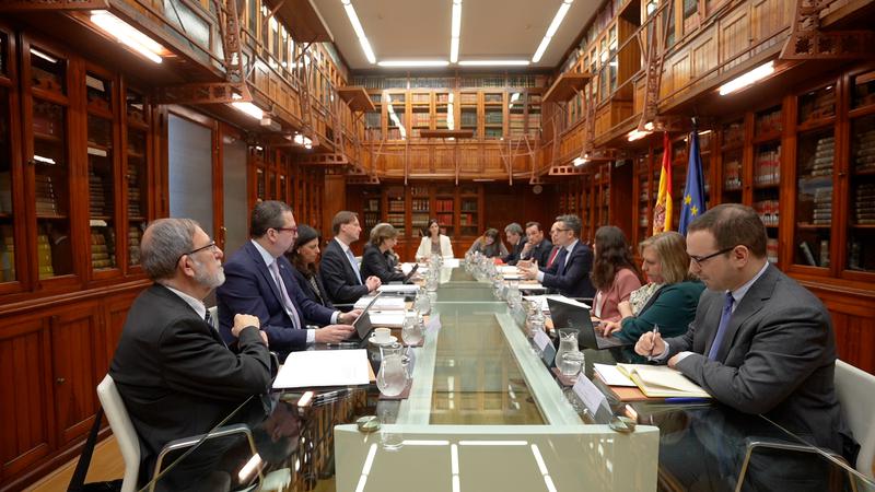 The Venice Commission in a meeting the Spanish Ministry of Justice