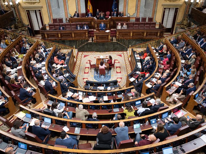 Spanish Congress during a plenary session in an archive photo