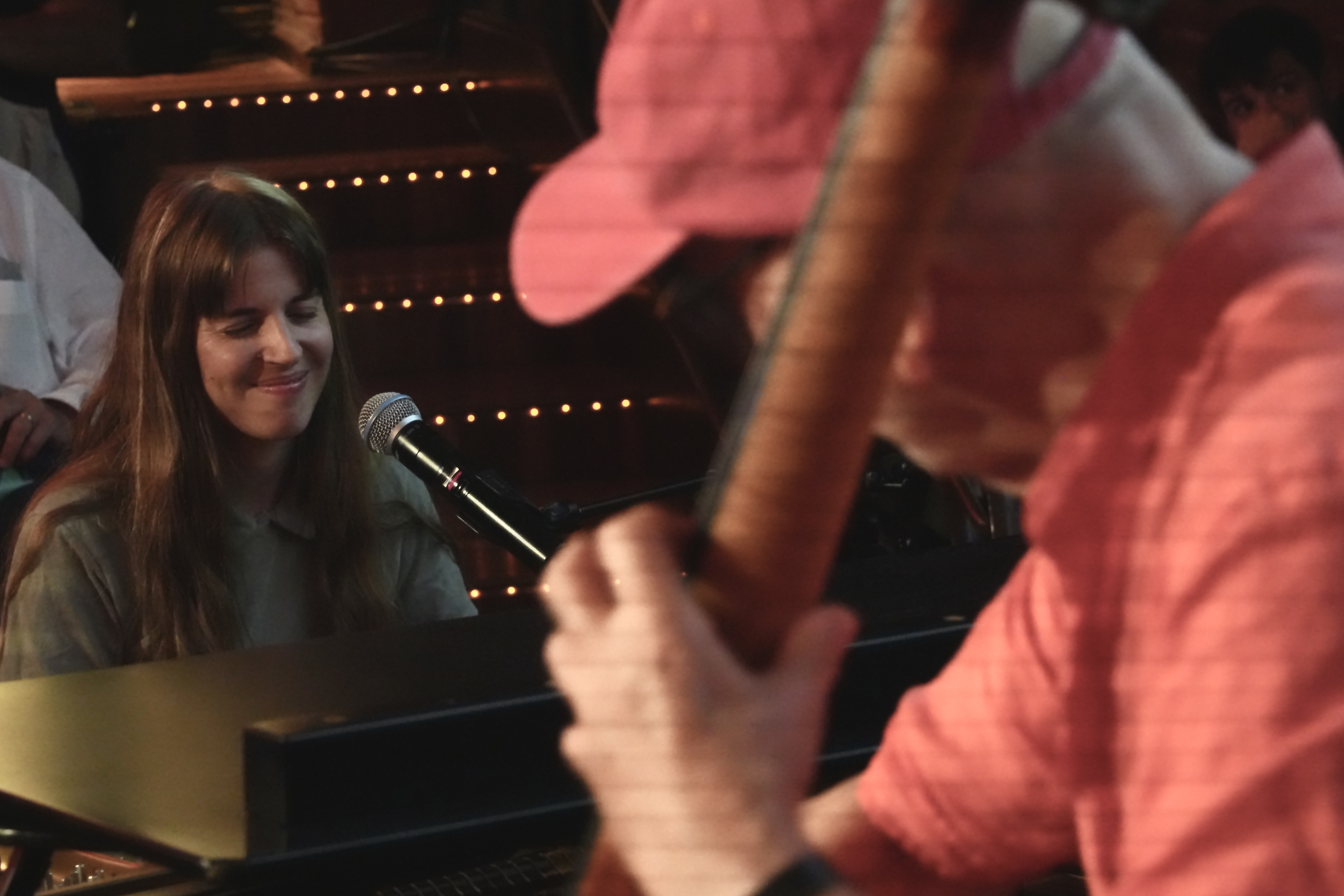Performance by Lucia Fumero and Horacio Fumero during the presentation of the Barcelona Jazz Festival