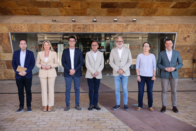 Mayoral candidates in Lleida photographed ahead of the ACN-organized debate in the city, May 15, 2023