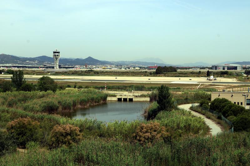 Protected area next to Barcelona Airport