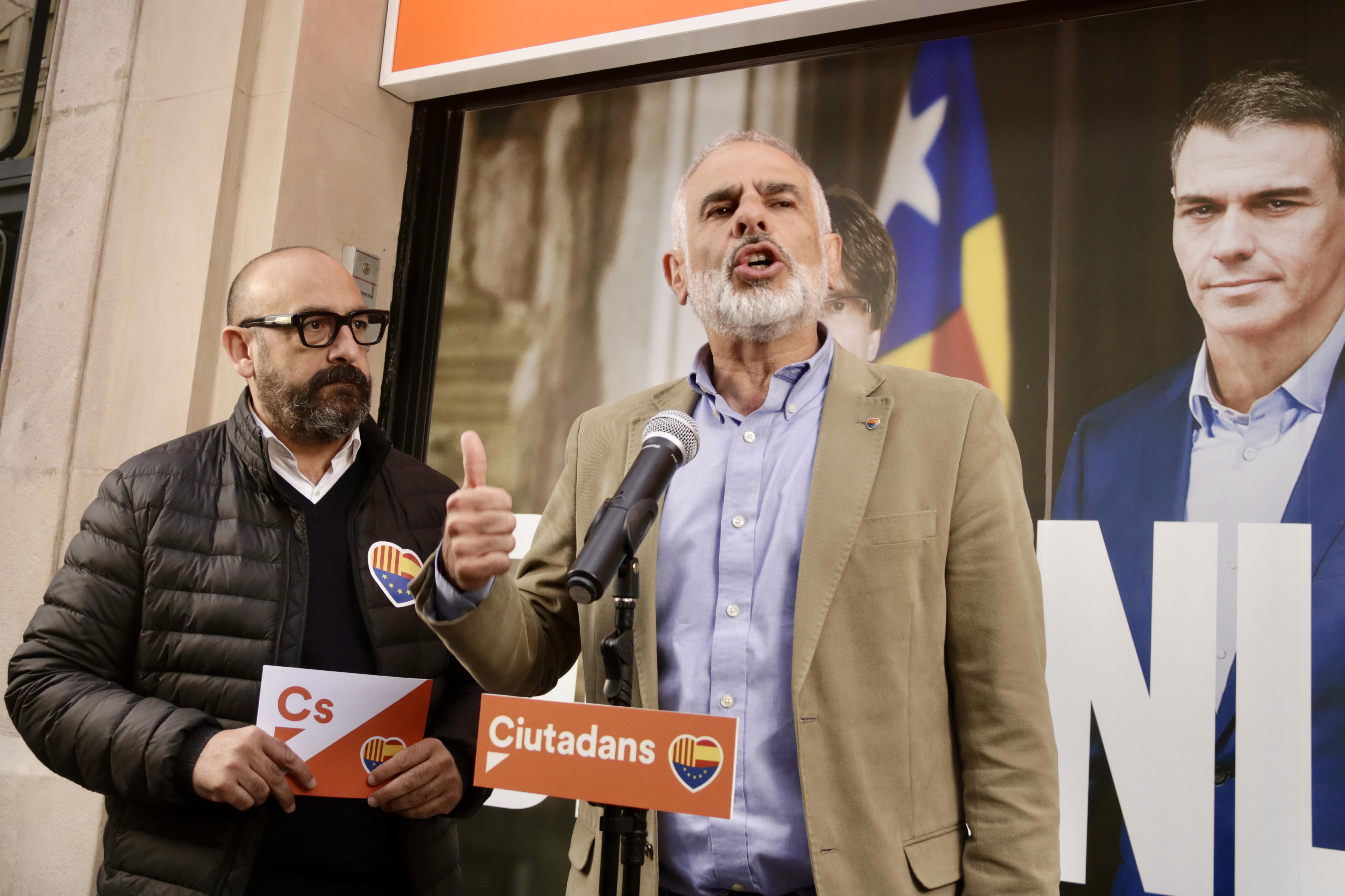 Liberal Ciudadanos candidate Carlos Carrizosa on April 25, 2024