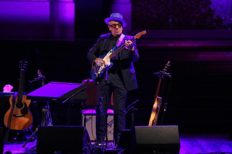 Elvis Costello peforms at the Palau de la Música