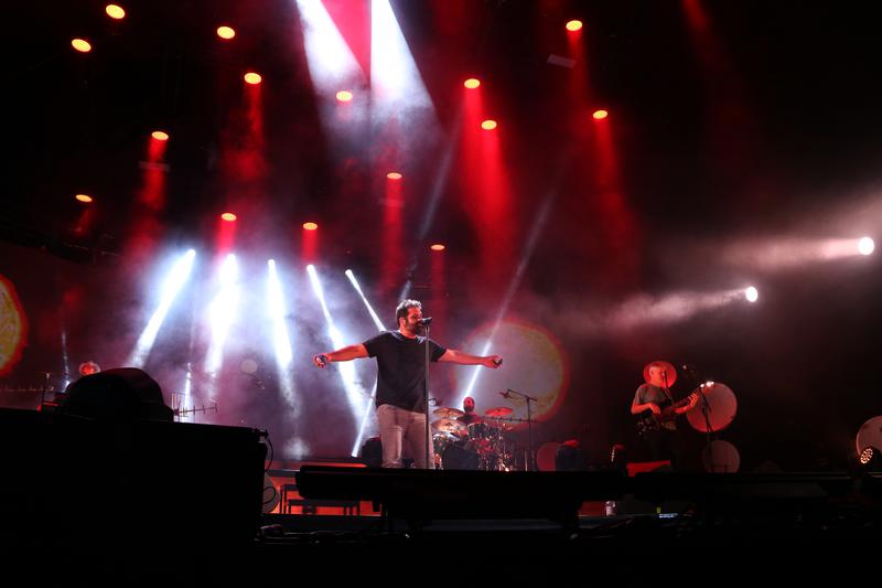 Antònia Font perform in the Palau Sant Jordi in Barcelona, October 2022