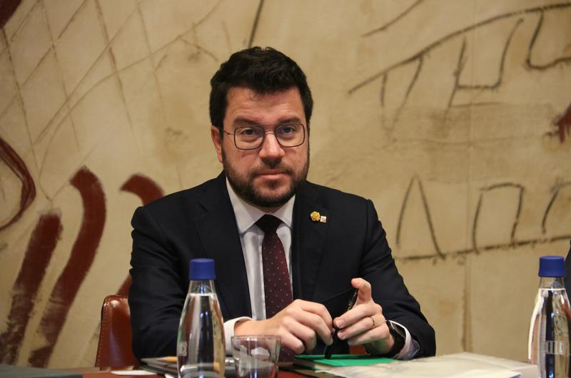 Catalan president Pere Aragonès