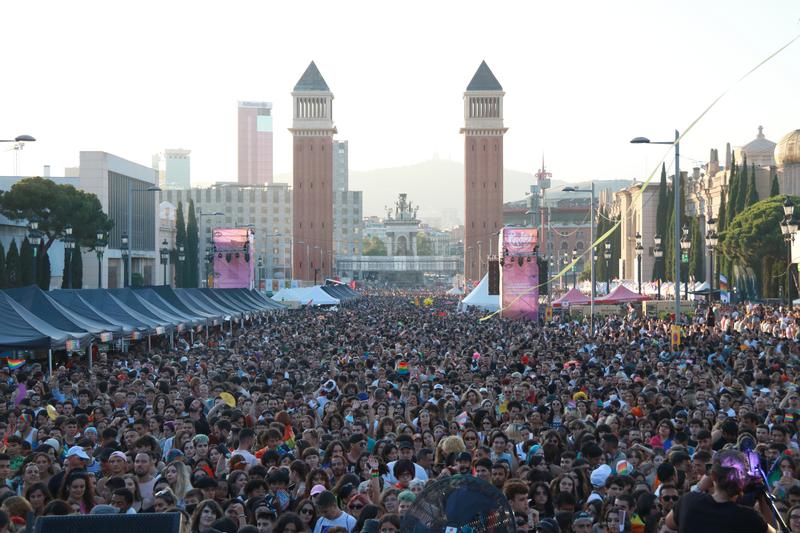 Pride Parade in Barcelona in 2022