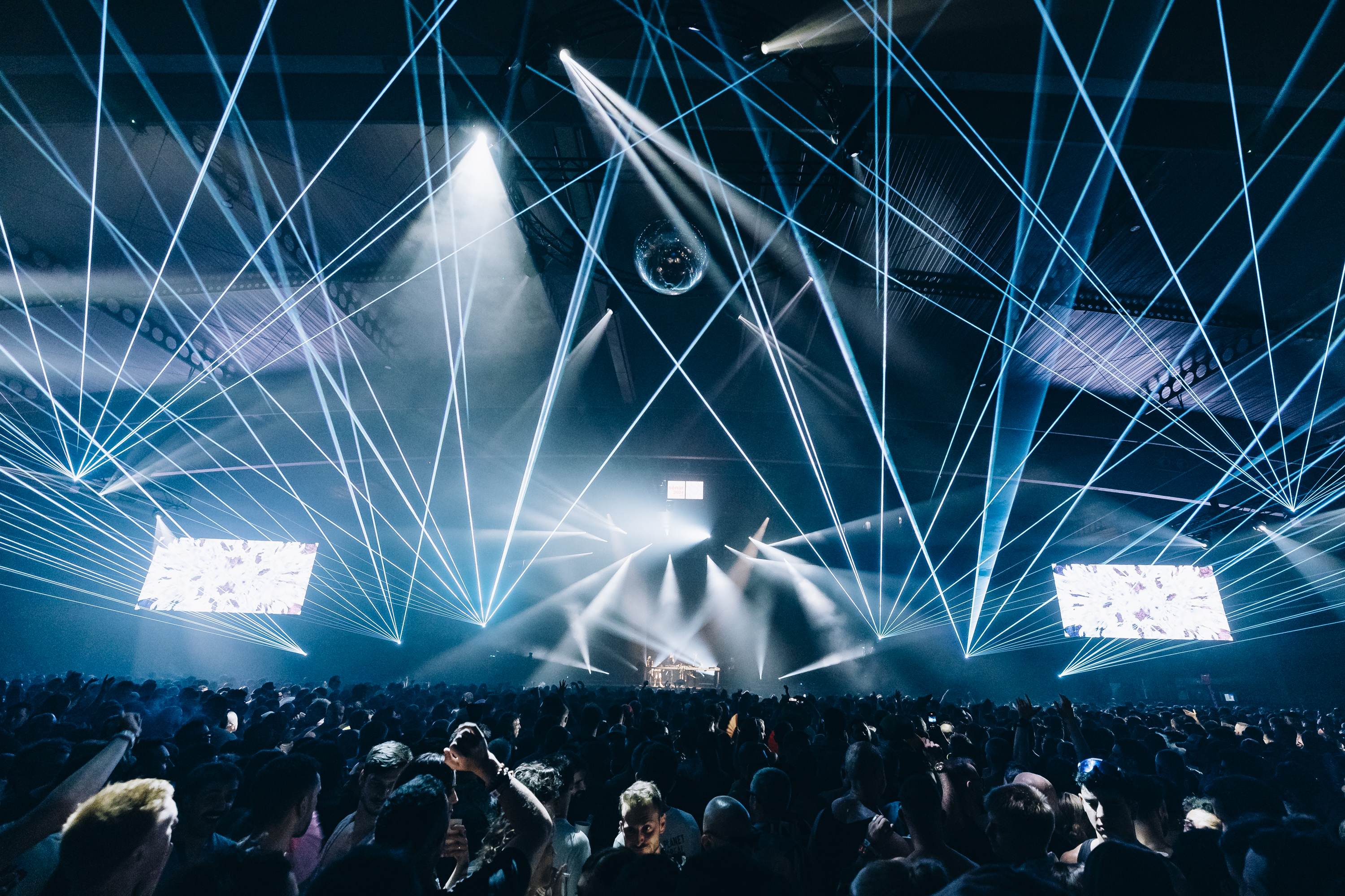 Adriatique during a performance at the SonarClub stage during the Sónar by Night edition on June 14, 2024