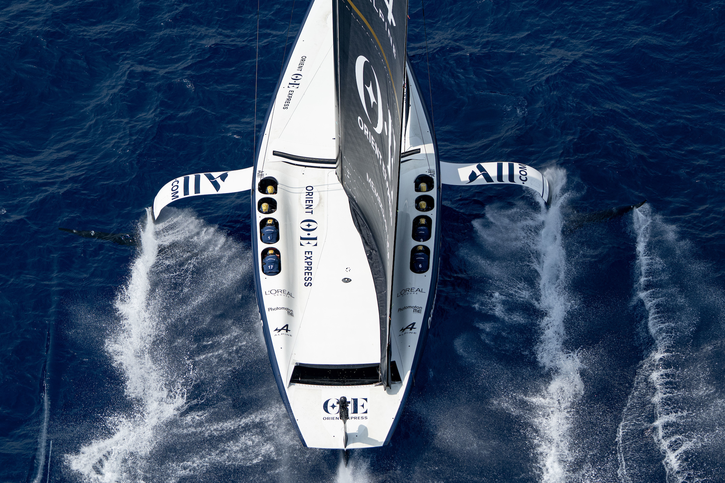 The Orient Express Racing Team will sail during the America's Cup on August 22, 2024 in Barcelona