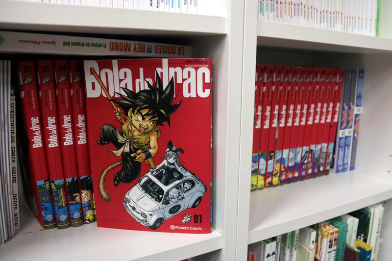 Dragon Ball comic in Catalan at Arkham Comics in Barcelona