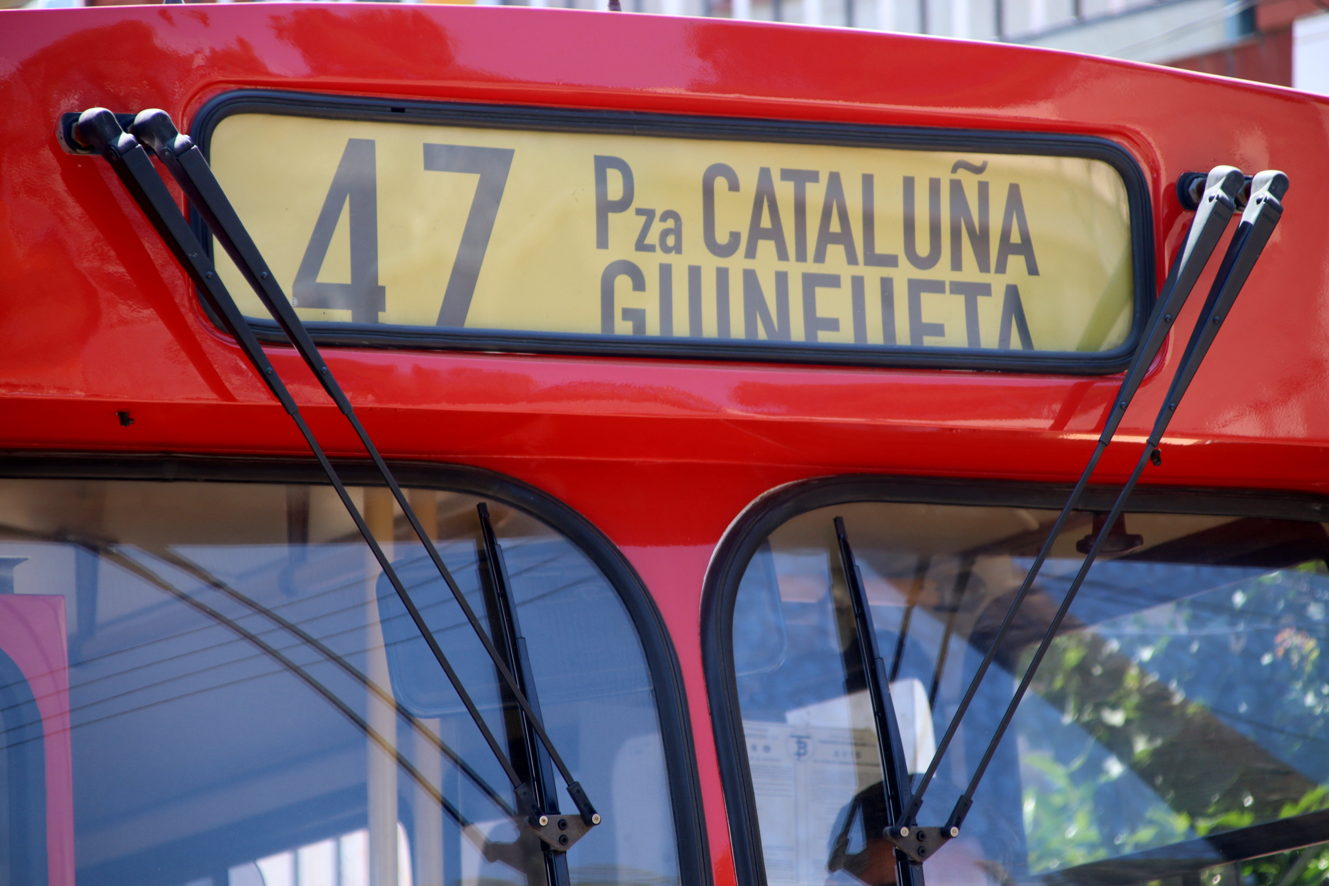 The bus used in the film 'El 47'.