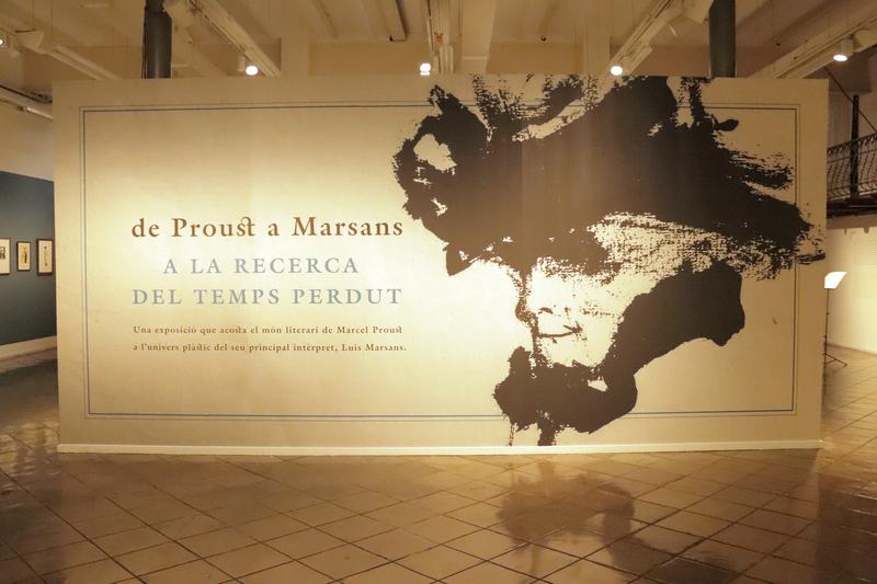 Exhibition about the works of Marcel Proust in Museum Espais Volart