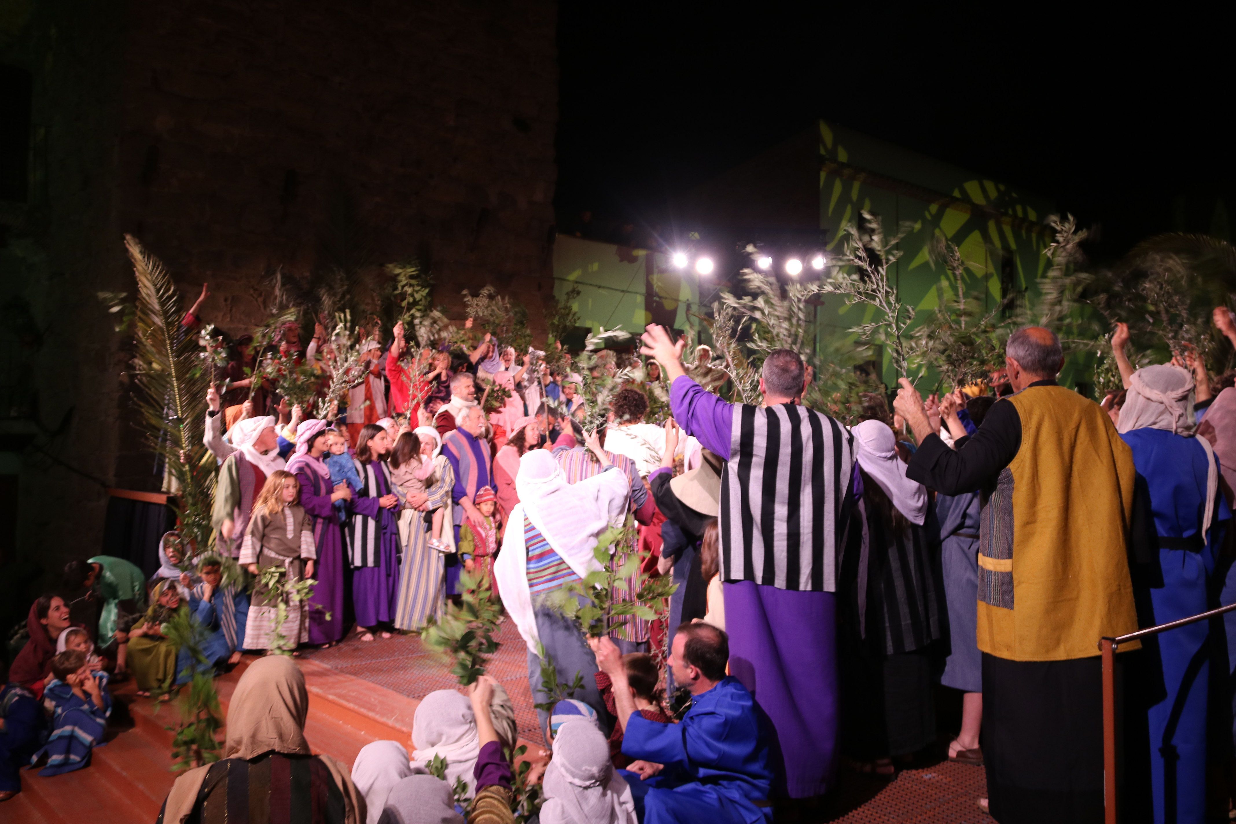 Jesus' arrival at Nazareth in the Verges Procession