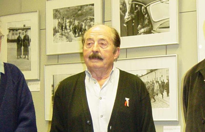 Enric Marco, photographed in Perpignan in March 2005 at an event to commemorate the liberation of the Mauthausen concentration camp