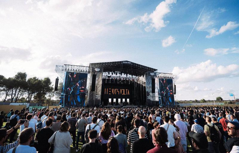 Thousands of fans at one of the stages at Primavera Sound in Madrid