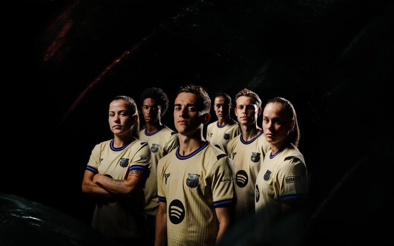 FC Barcelona present their new 2025/26 away kit, in collaboration with the Kobe Bryant brand