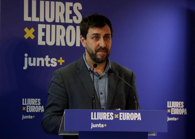 Toni Comín of pro-independence Junts