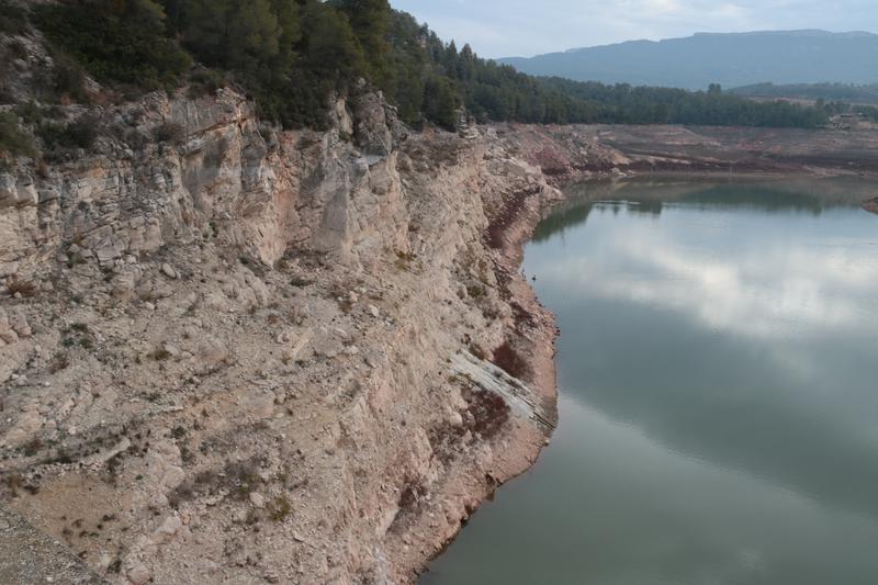 The Guiamets reservoir in the Priorat county, January 2024 