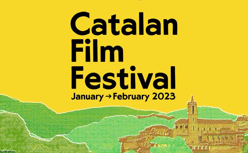 Promotional image of the 2023 Catalan Film Festival, which takes place in Scotland