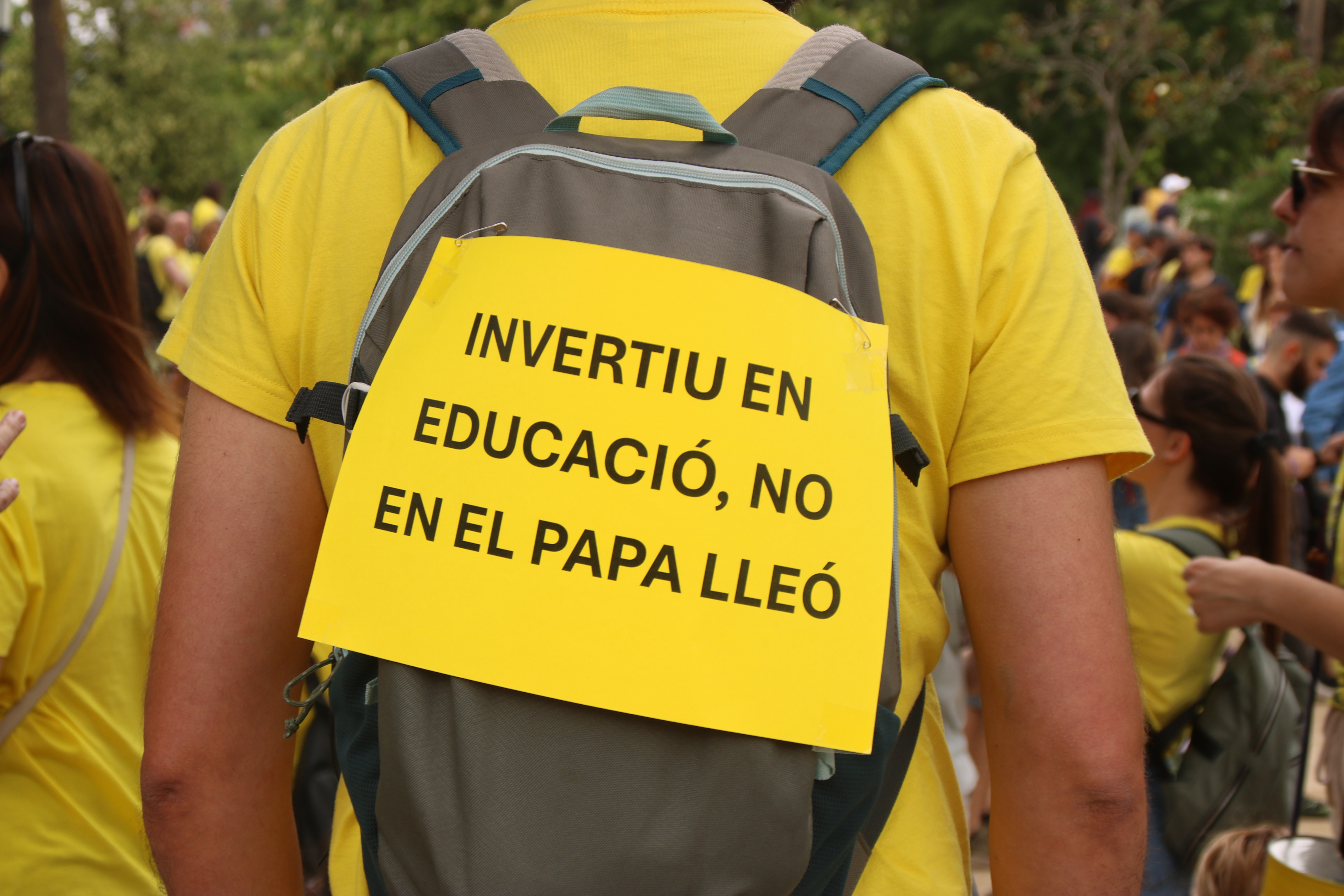'Invest in education, not in Pope Leo'
