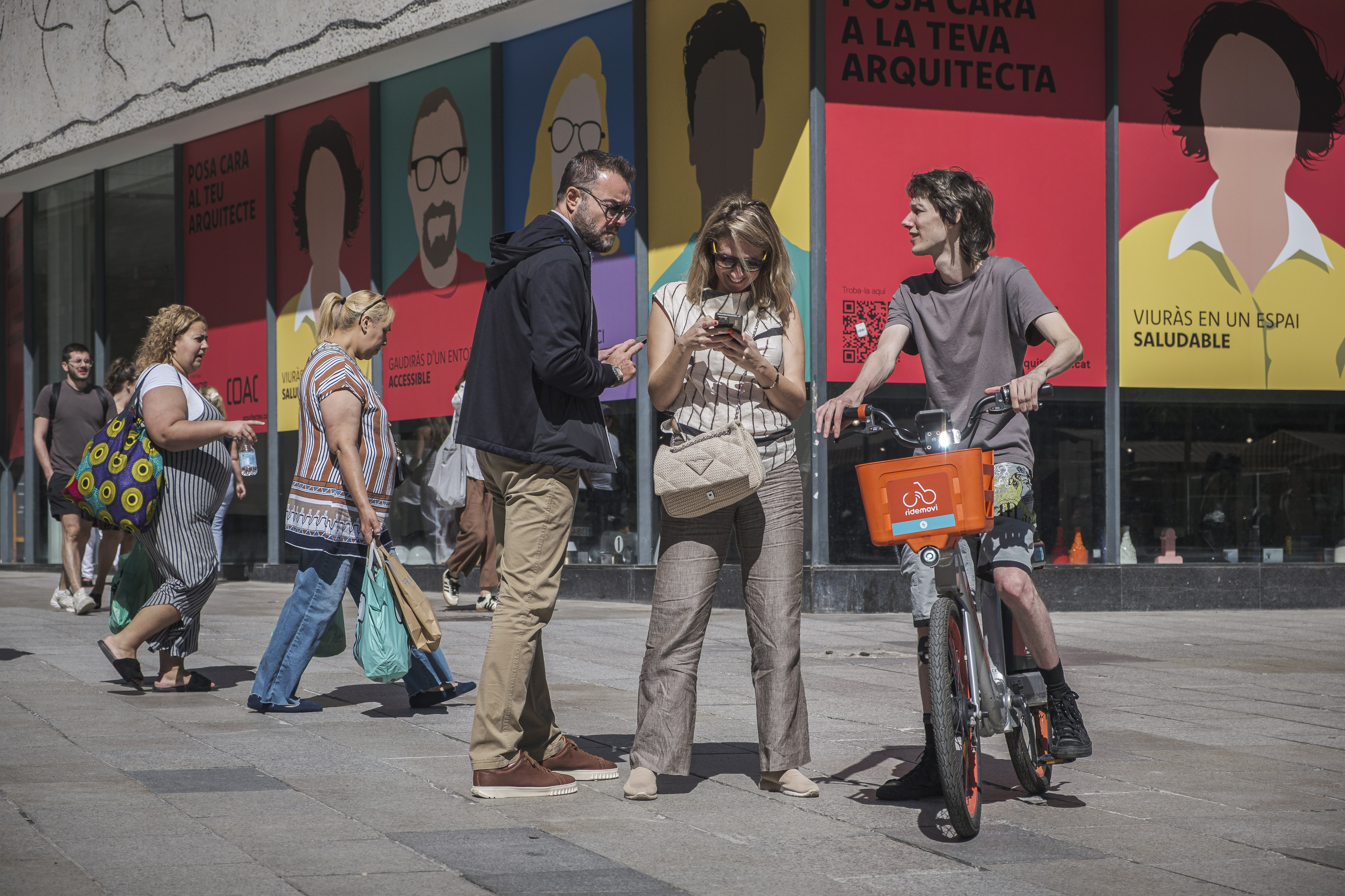 People in Barcelona