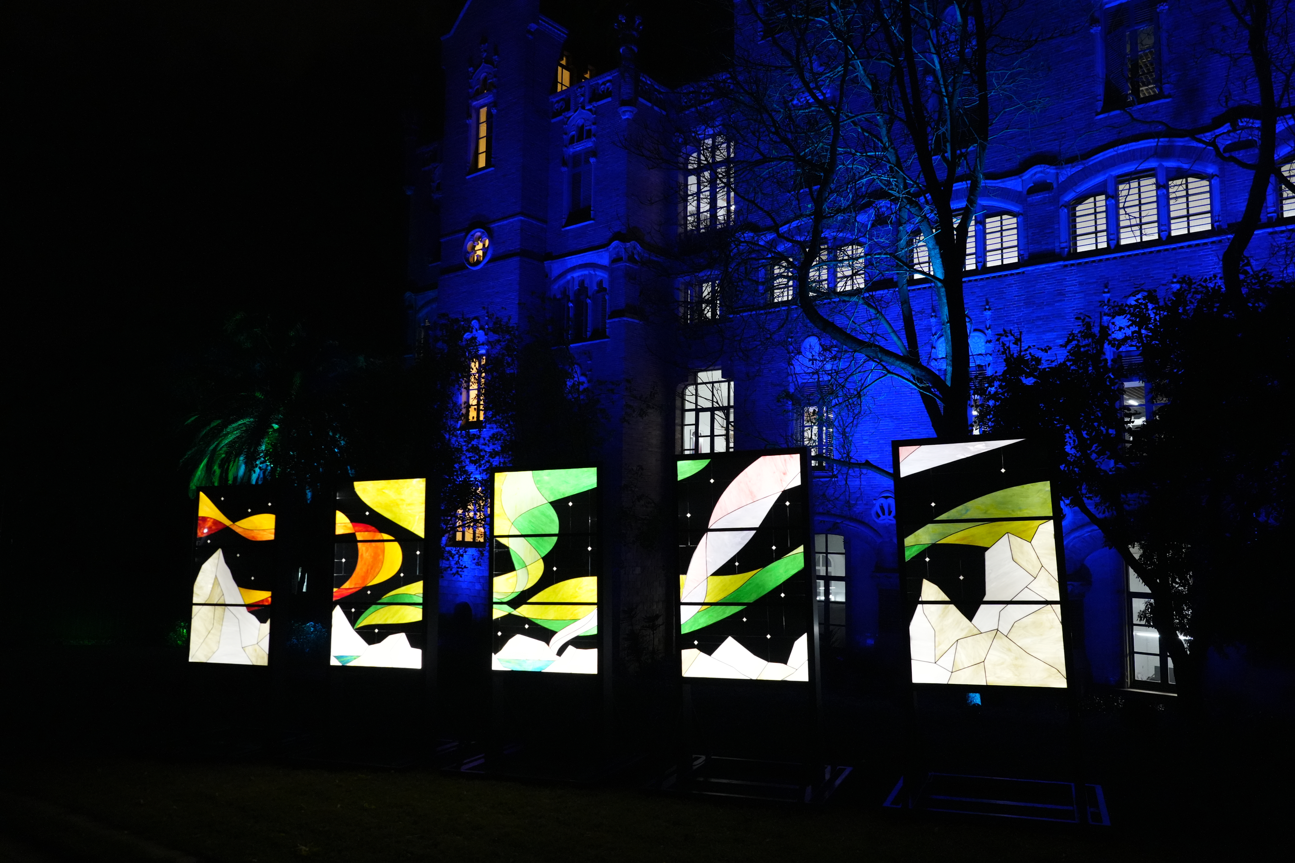 One of 18 installation spaces at Els Llums de Sant Pau