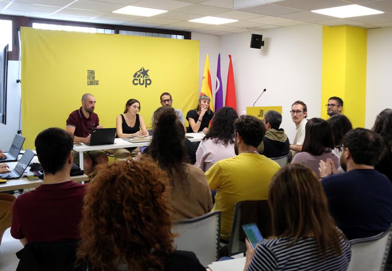 La militància de la CUP ratifica la decisió de no presentar-se a les eleccions espanyoles amb un 68,9% dels vots