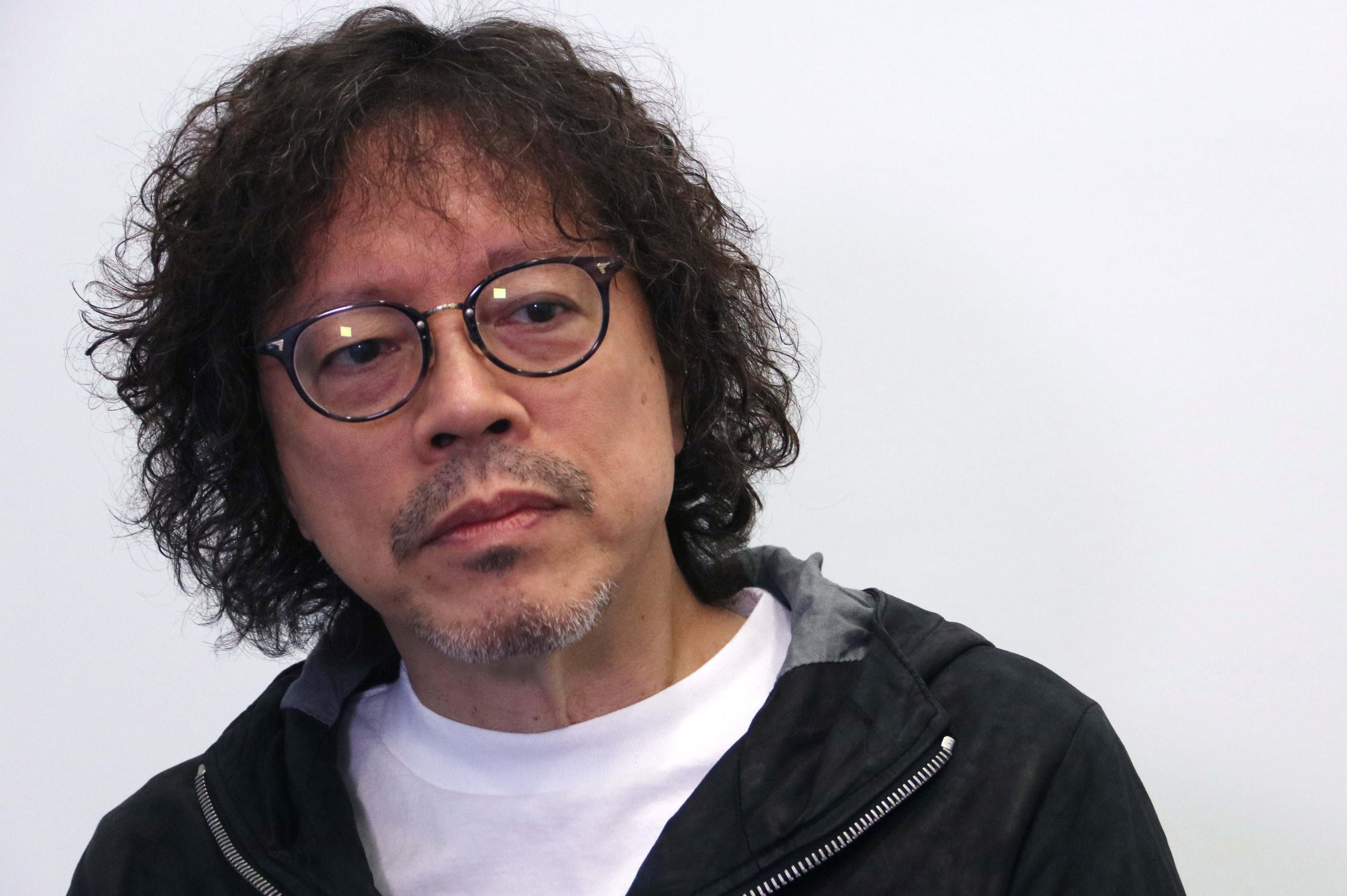 Naoki Urasawa at Manga Barcelona during an interview with the Catalan News Agency (ACN)