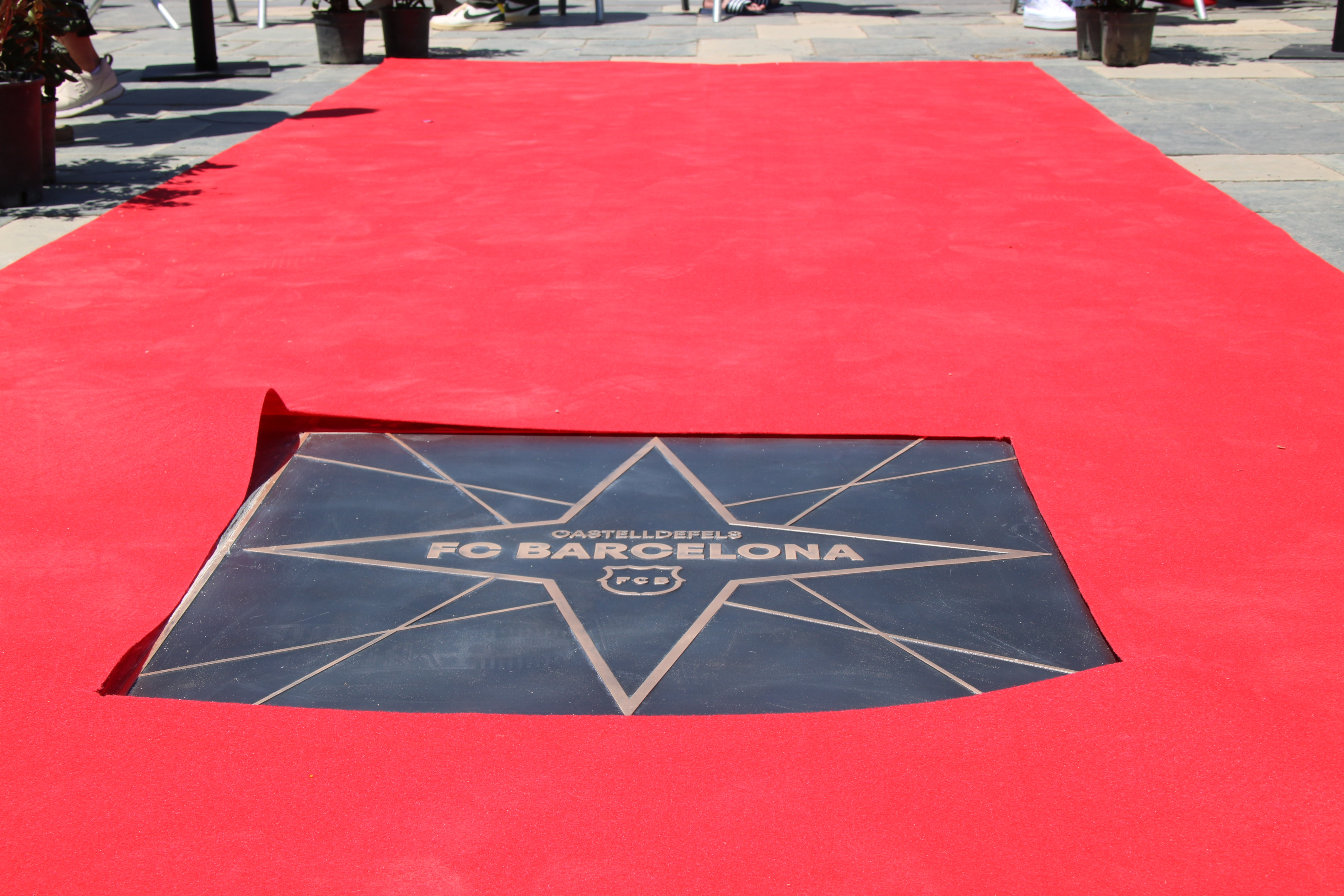 FC Barcelona star in Castelldefels Walk of Stars