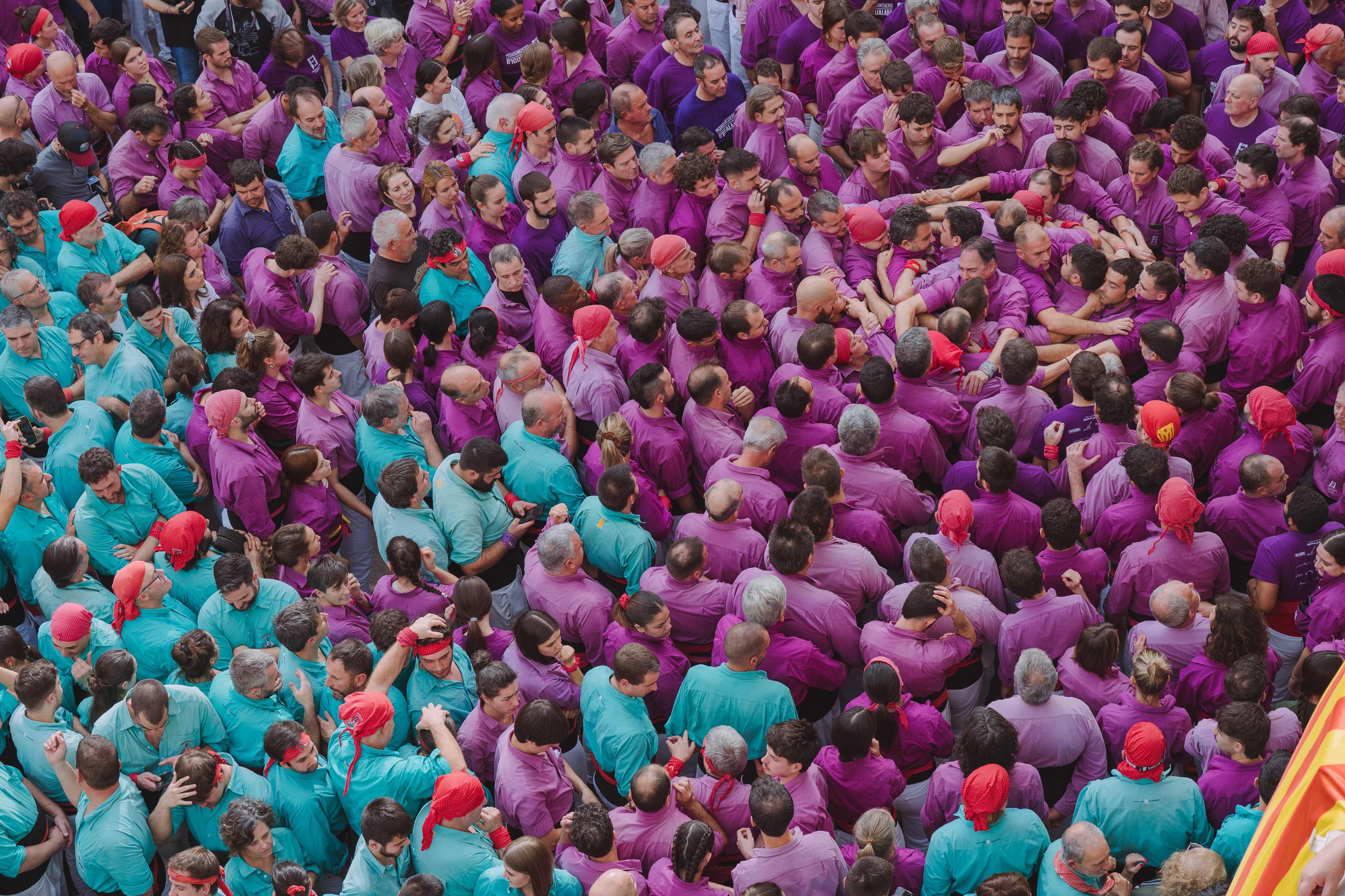 The Moixiganguers d’Igualada at the 2025 All Saints’ Day performance.