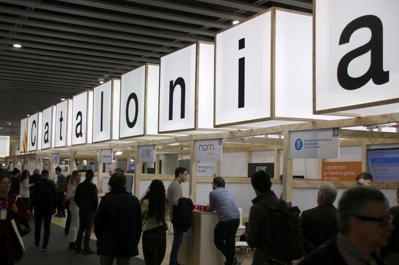 Catalonia's business stand at the 2024 Mobile World Congress