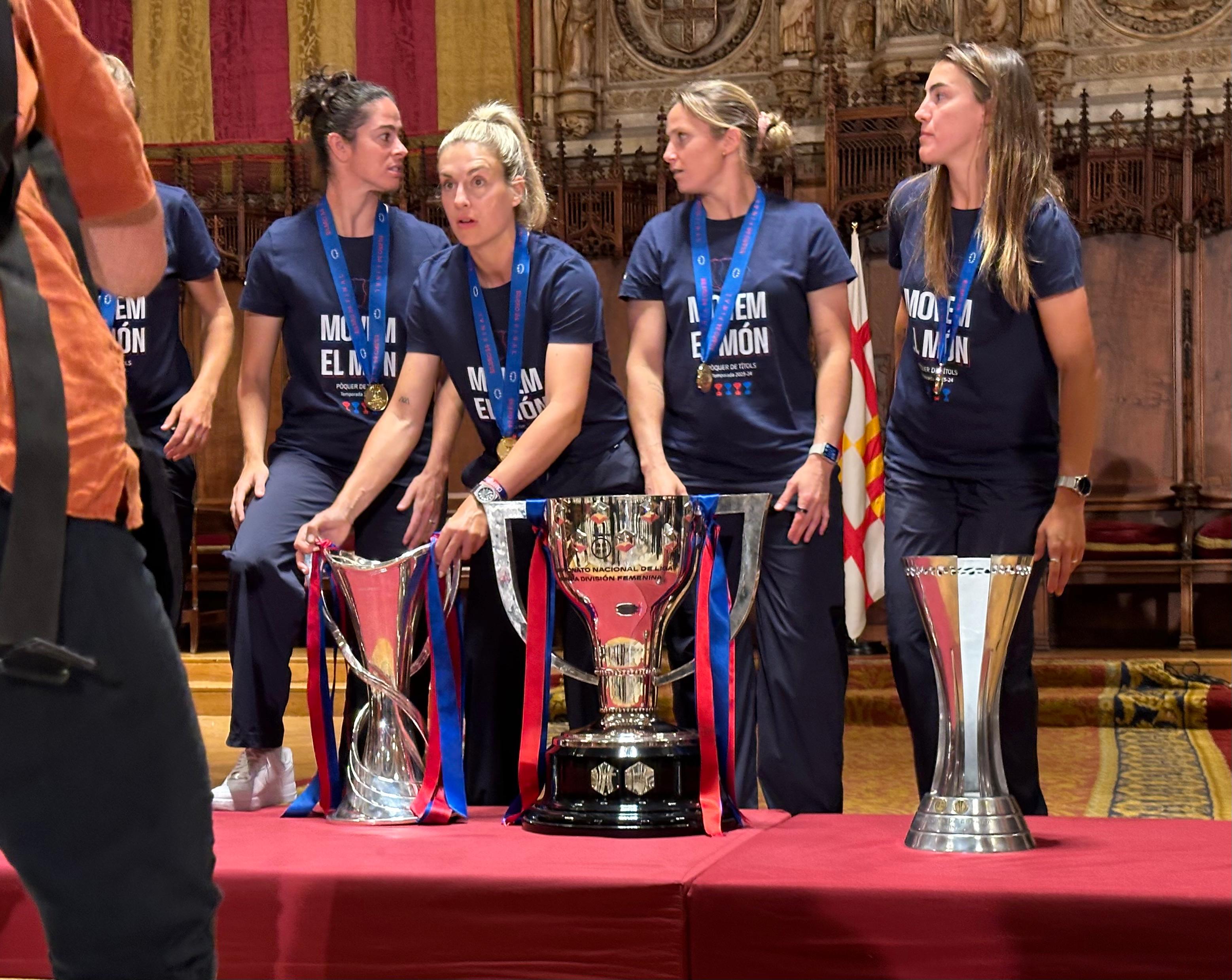 Barça femení at Barcelona city council Sunday evening