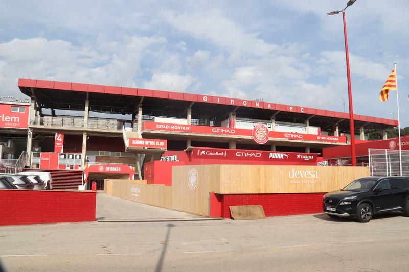 Girona FC's Montilivi stadium, which will host Champions League games this season